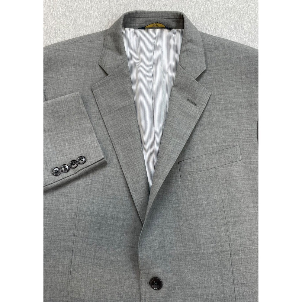 Brooks Brothers Blazer Mens 41R Hopsack Wool Blend Stretch Explorer Fitzgerald